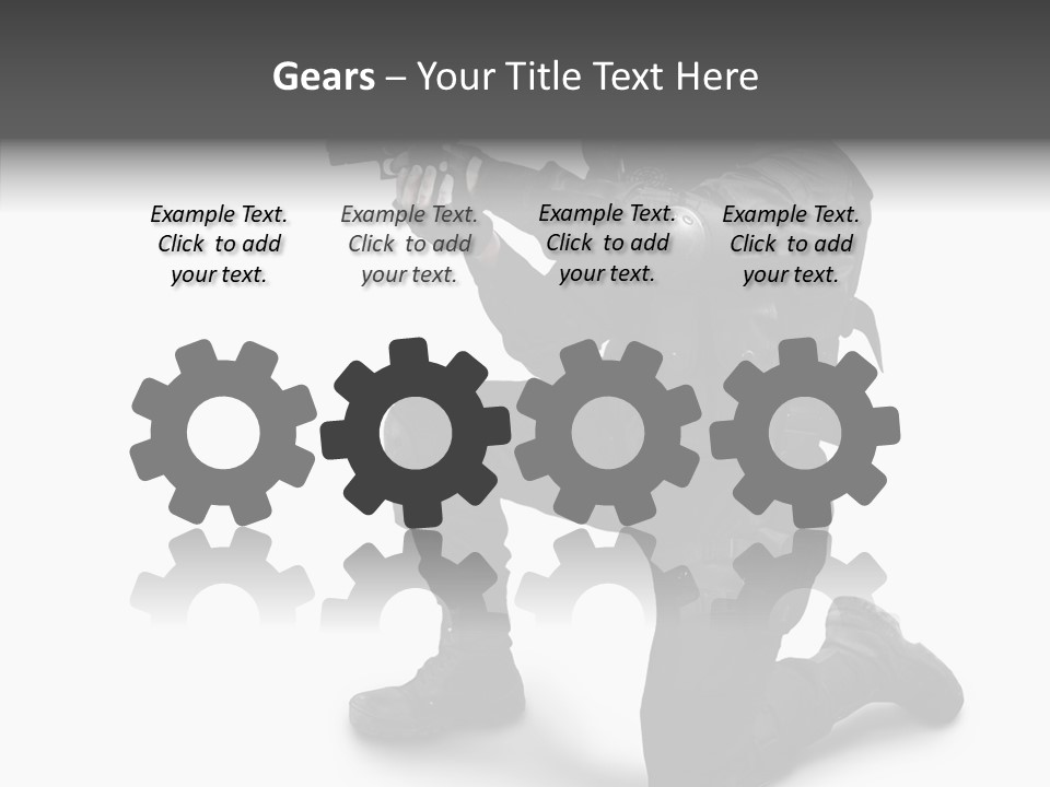 Gloves Militia Defending PowerPoint Template