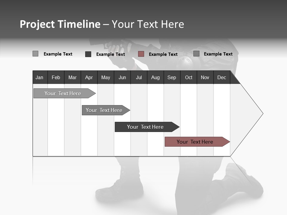Gloves Militia Defending PowerPoint Template