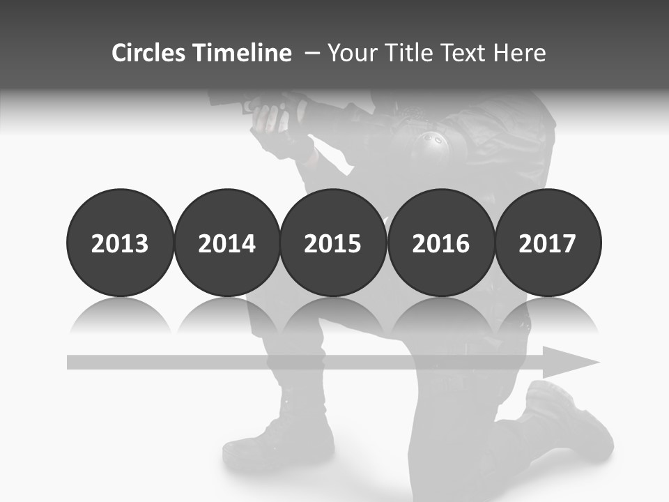 Gloves Militia Defending PowerPoint Template