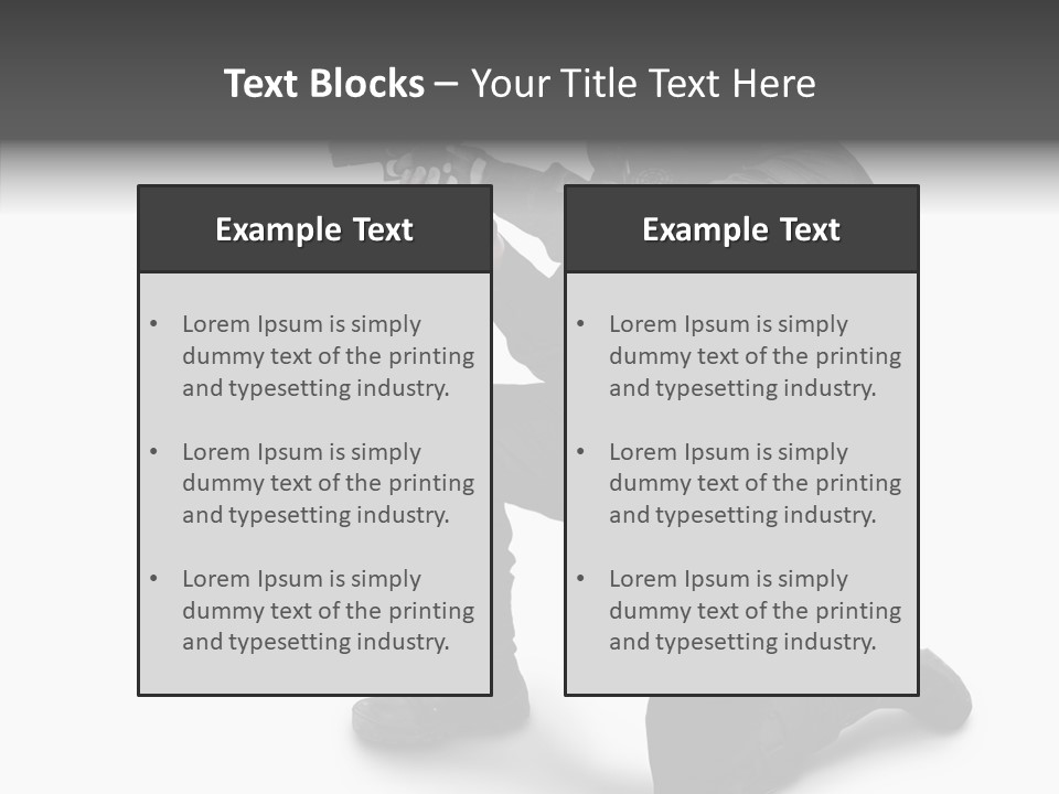 Gloves Militia Defending PowerPoint Template