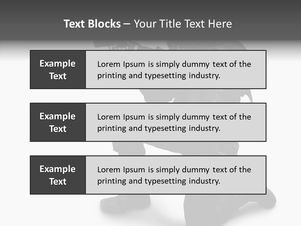 Gloves Militia Defending PowerPoint Template