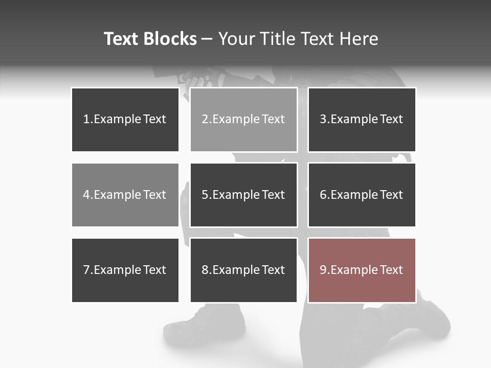 Gloves Militia Defending PowerPoint Template
