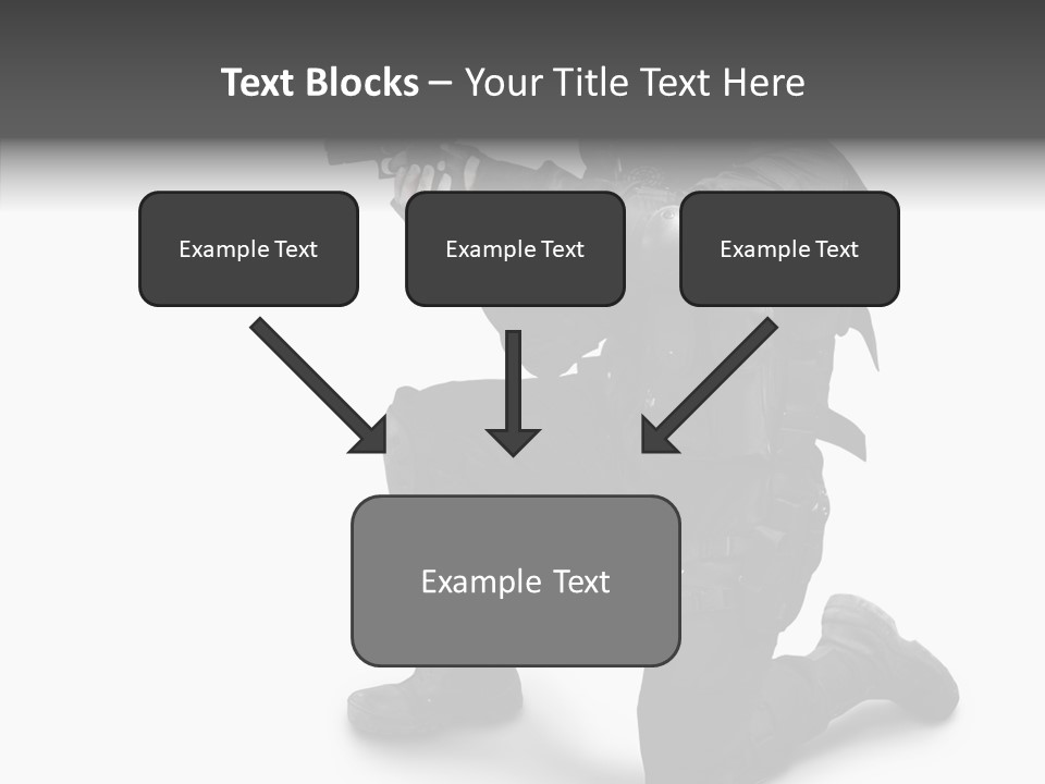 Gloves Militia Defending PowerPoint Template