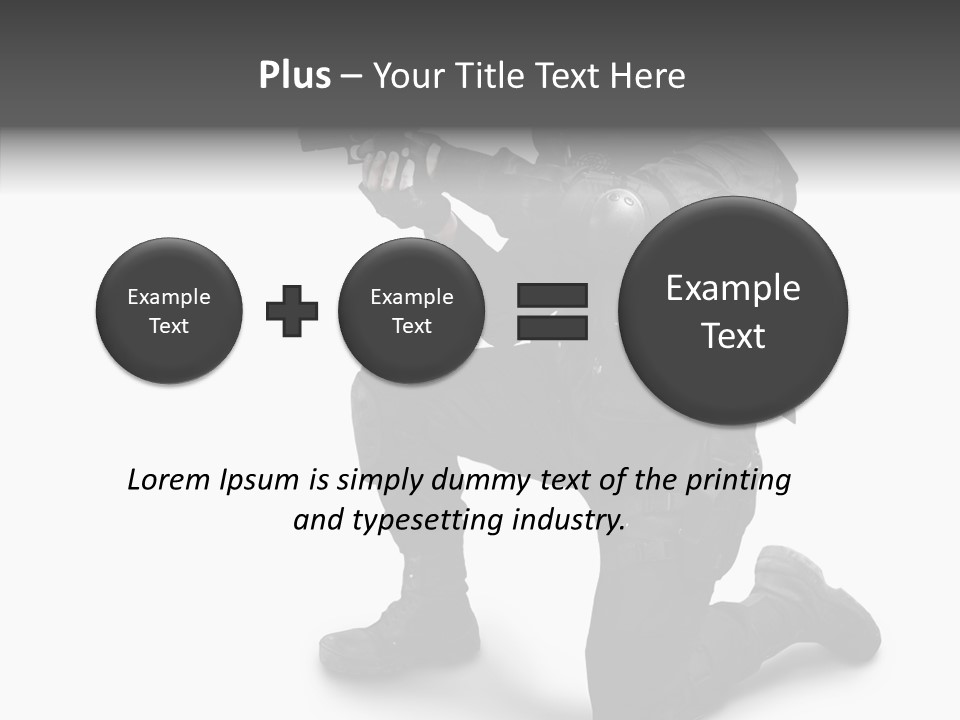 Gloves Militia Defending PowerPoint Template