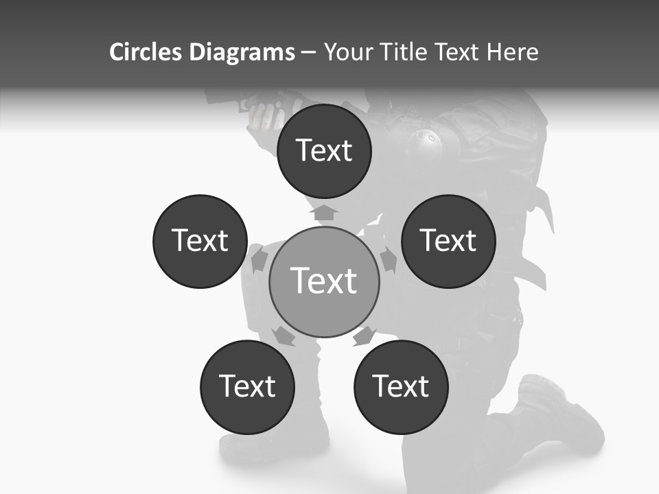 Gloves Militia Defending PowerPoint Template