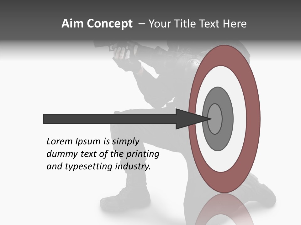 Gloves Militia Defending PowerPoint Template