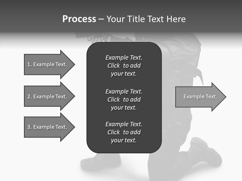 Gloves Militia Defending PowerPoint Template