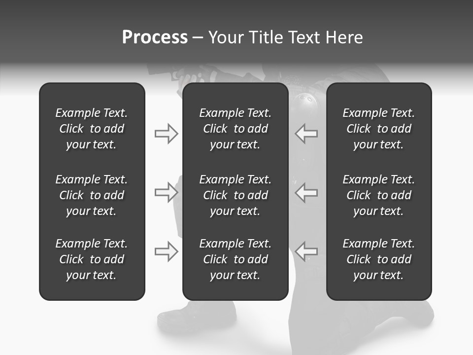 Gloves Militia Defending PowerPoint Template