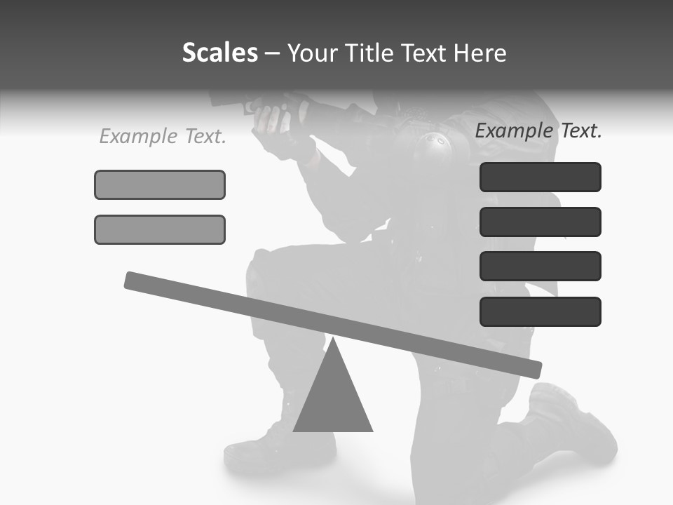 Gloves Militia Defending PowerPoint Template