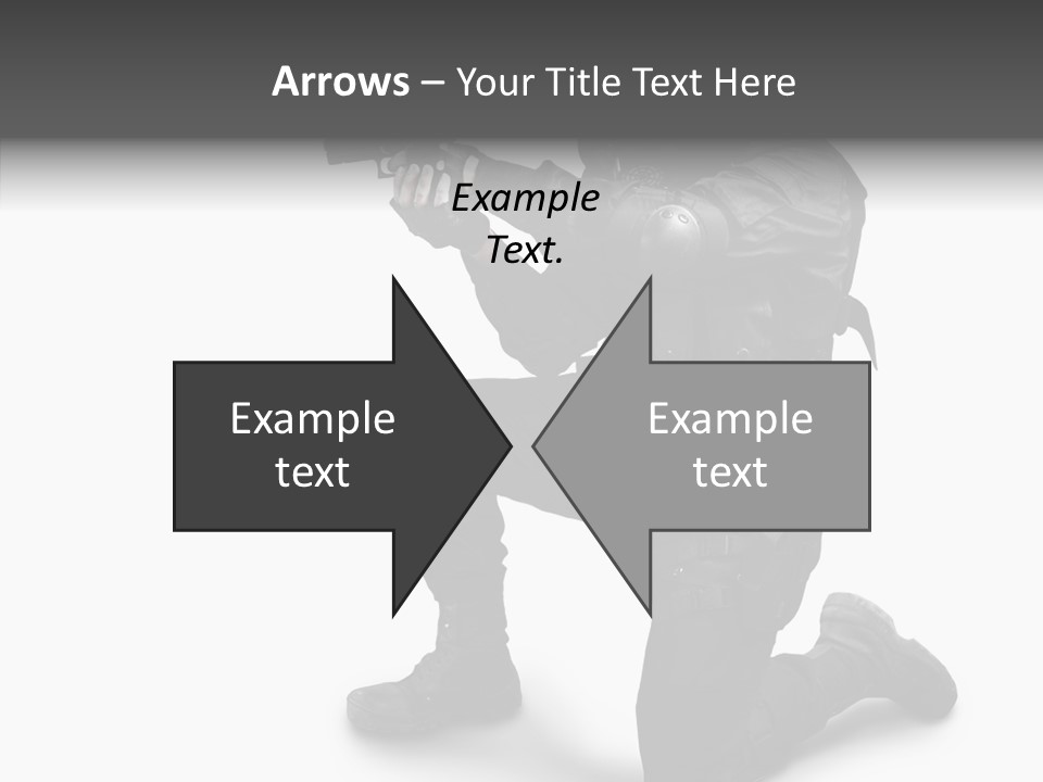 Gloves Militia Defending PowerPoint Template