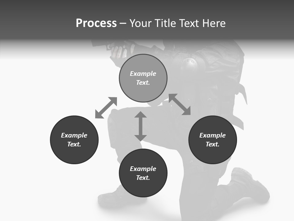 Gloves Militia Defending PowerPoint Template