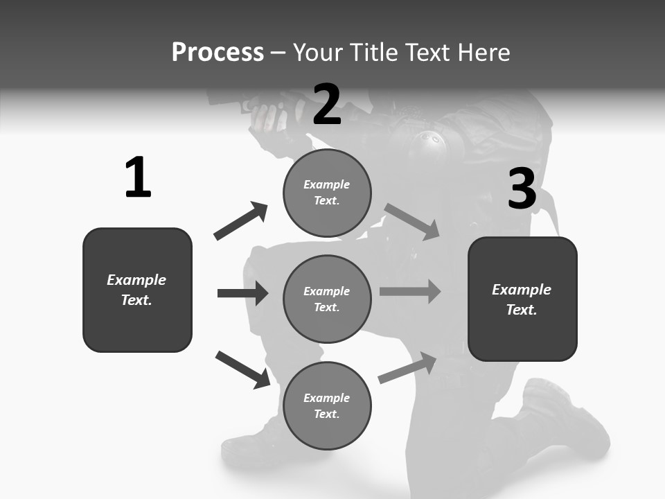 Gloves Militia Defending PowerPoint Template
