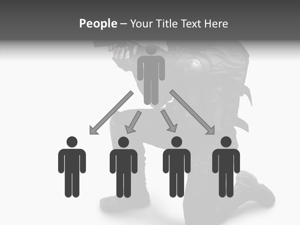 Gloves Militia Defending PowerPoint Template