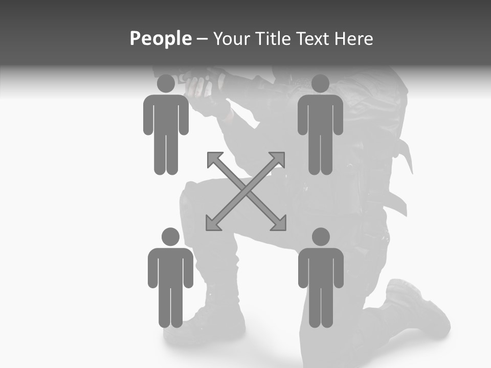 Gloves Militia Defending PowerPoint Template