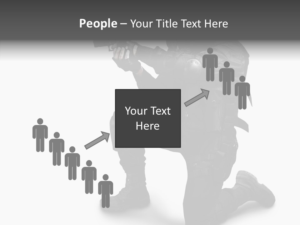 Gloves Militia Defending PowerPoint Template