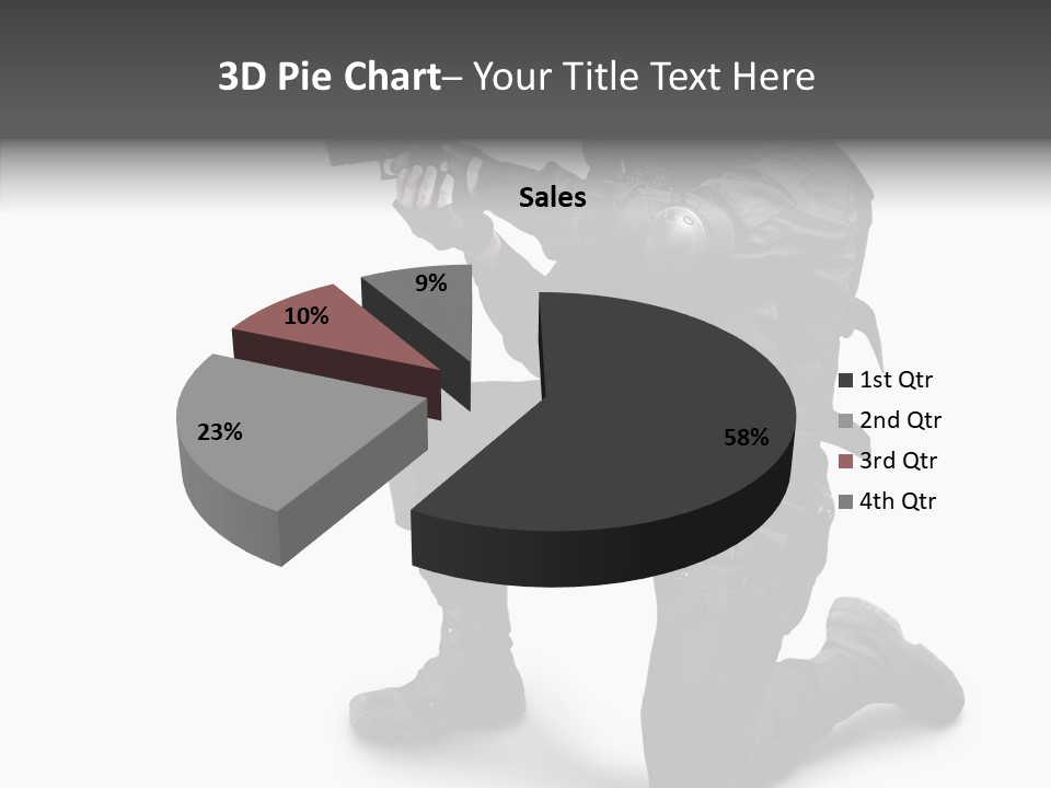 Gloves Militia Defending PowerPoint Template