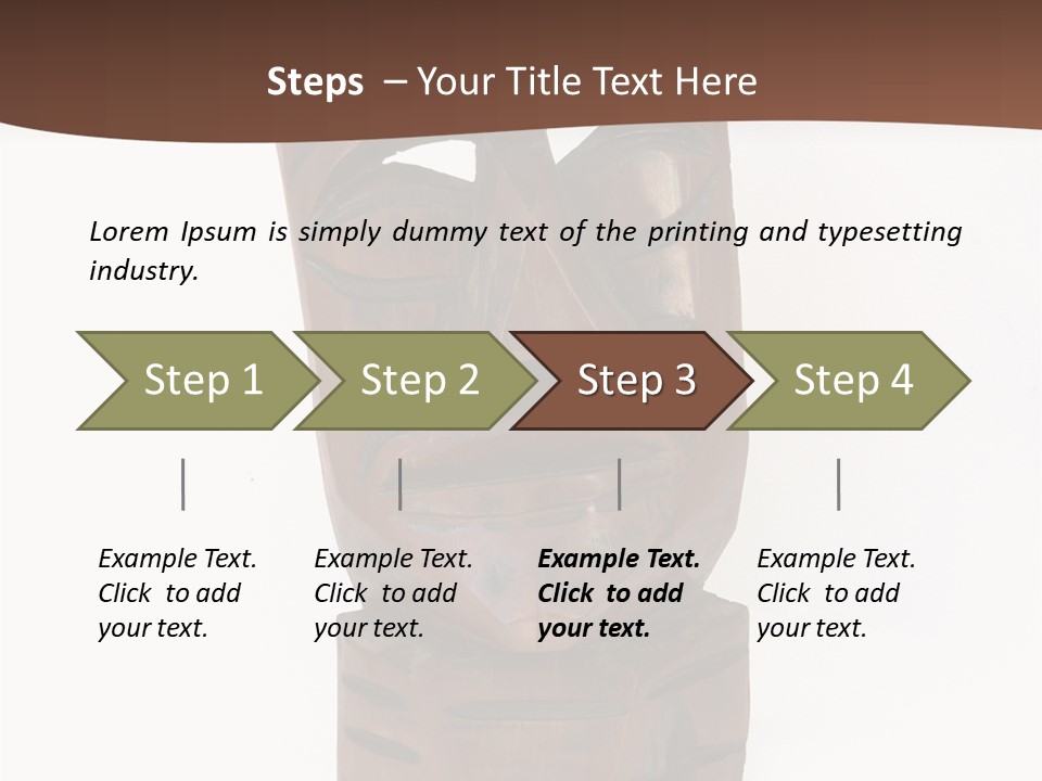 Island Isolated Mouth PowerPoint Template