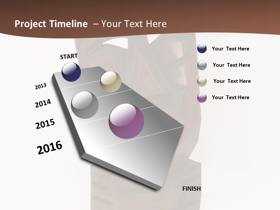 Island Isolated Mouth PowerPoint Template