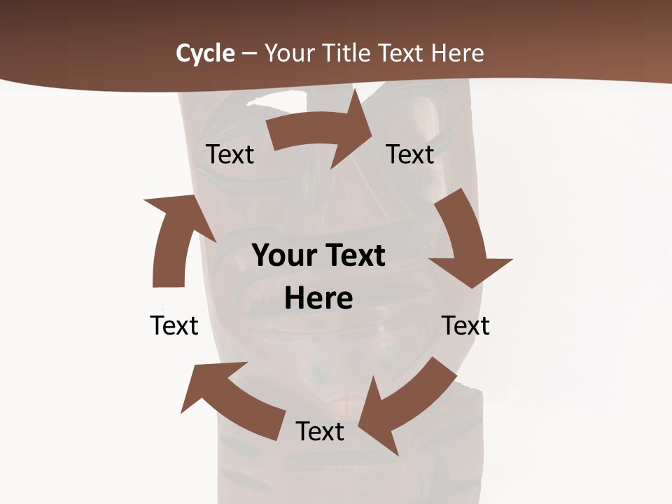 Island Isolated Mouth PowerPoint Template