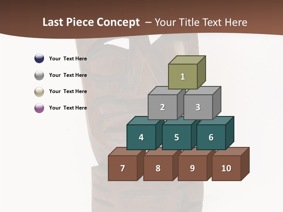Island Isolated Mouth PowerPoint Template