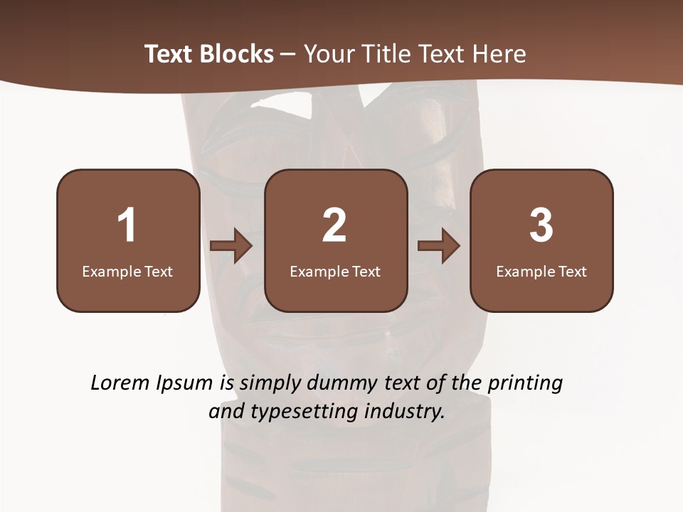 Island Isolated Mouth PowerPoint Template