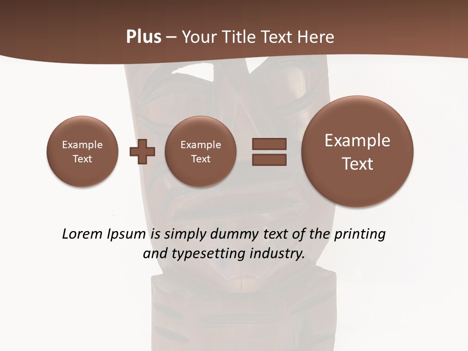 Island Isolated Mouth PowerPoint Template