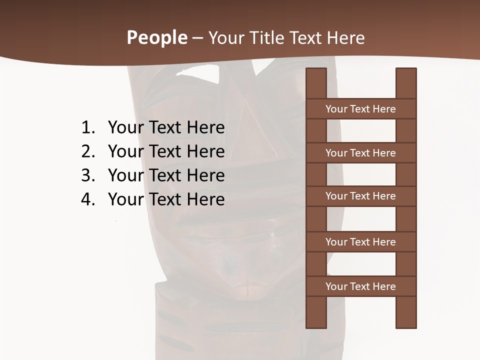 Island Isolated Mouth PowerPoint Template