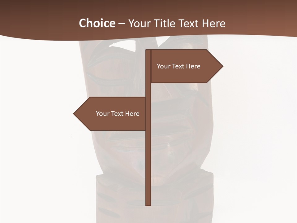 Island Isolated Mouth PowerPoint Template