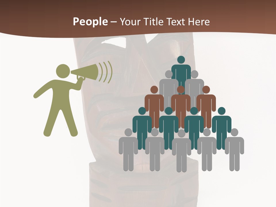 Island Isolated Mouth PowerPoint Template