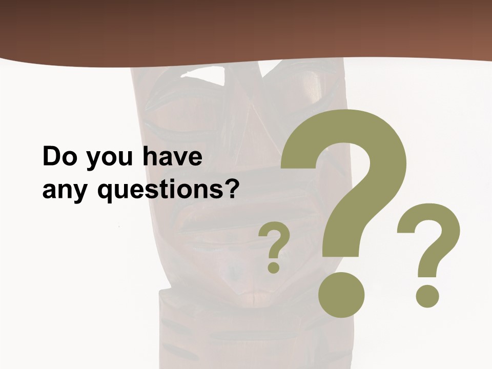 Island Isolated Mouth PowerPoint Template