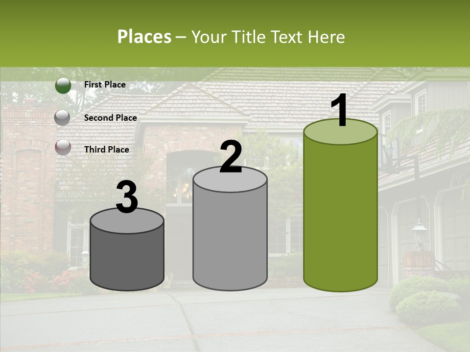 Entrance Window Real PowerPoint Template