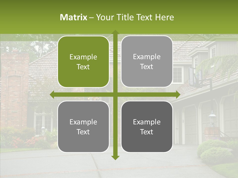 Entrance Window Real PowerPoint Template