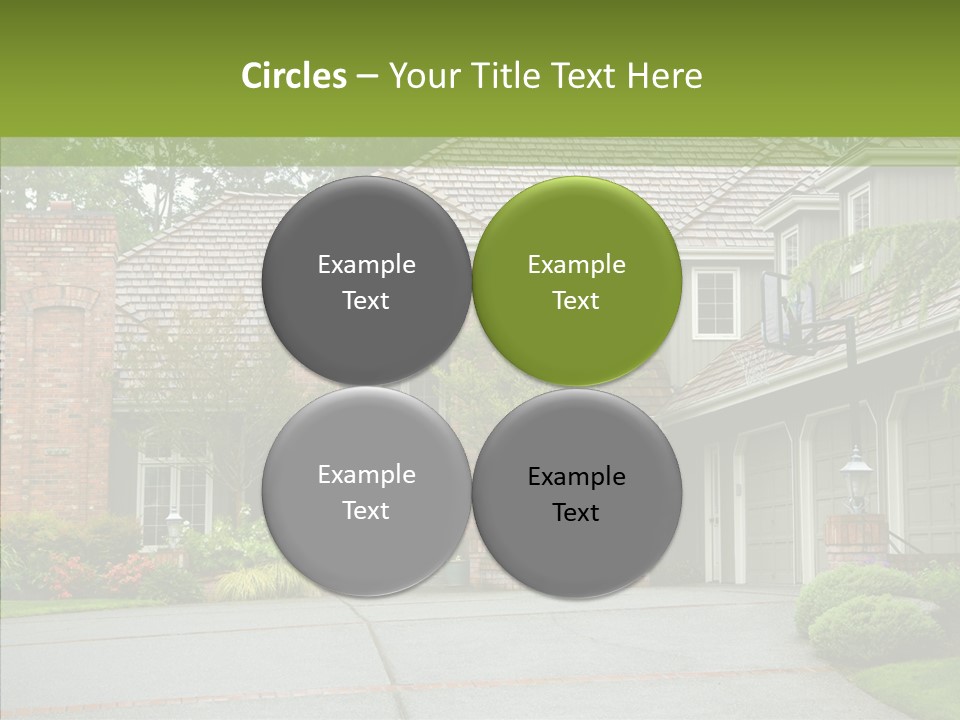 Entrance Window Real PowerPoint Template