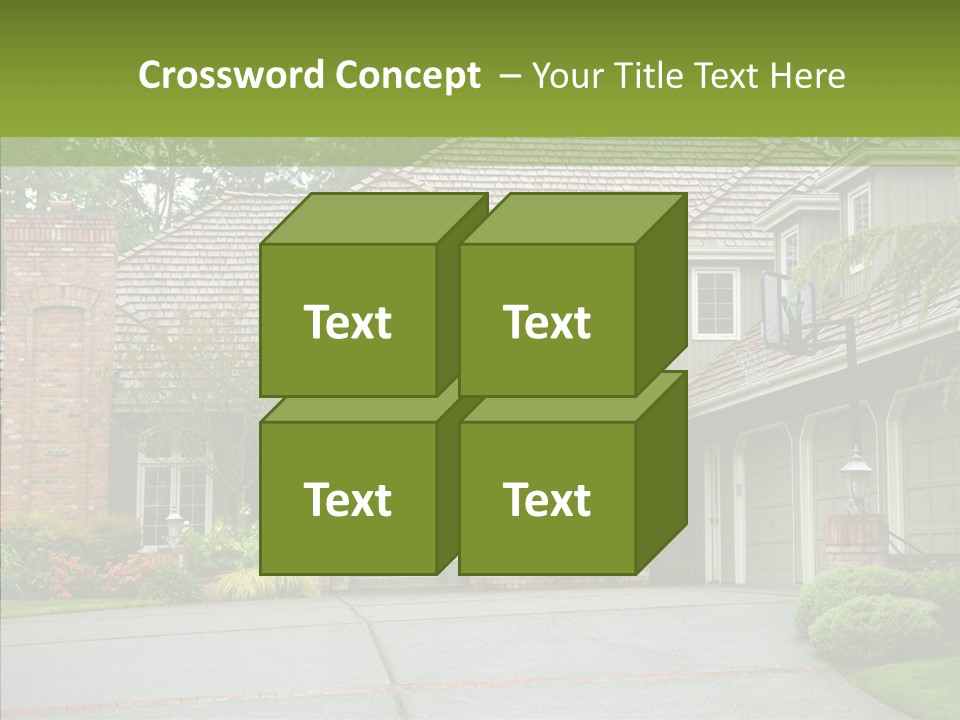Entrance Window Real PowerPoint Template