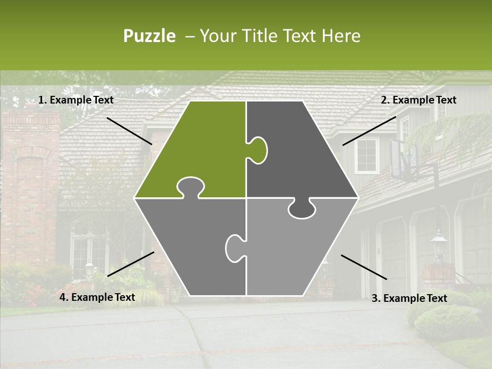 Entrance Window Real PowerPoint Template