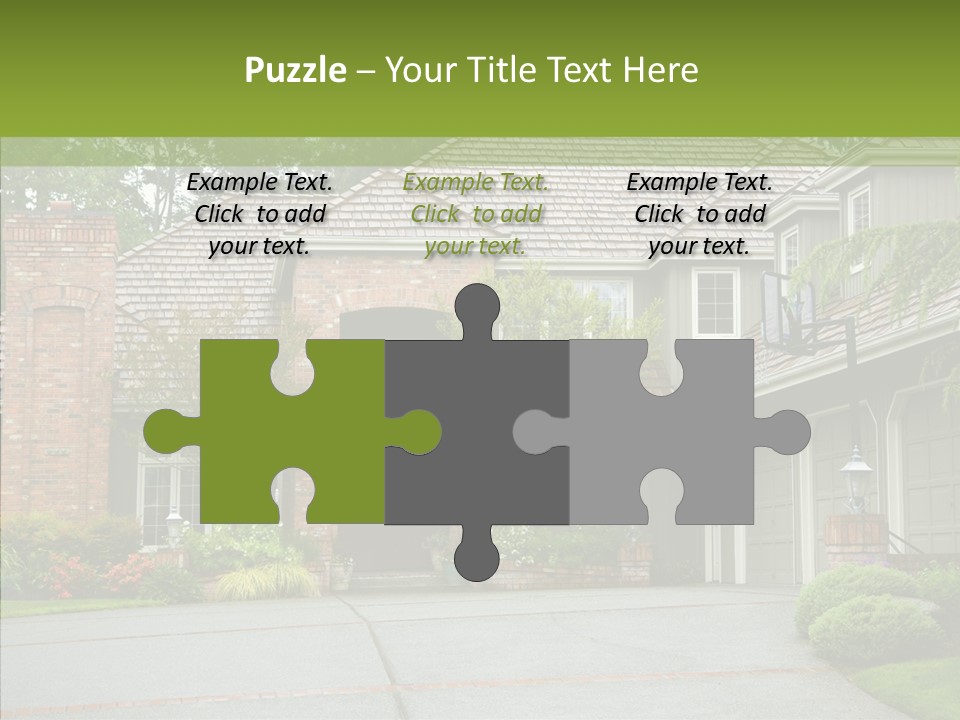 Entrance Window Real PowerPoint Template