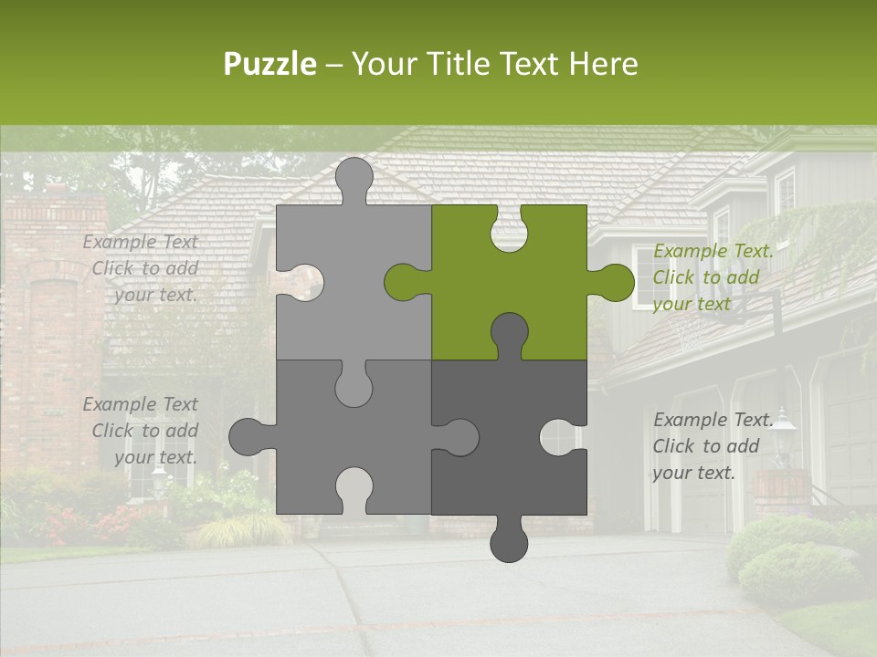 Entrance Window Real PowerPoint Template