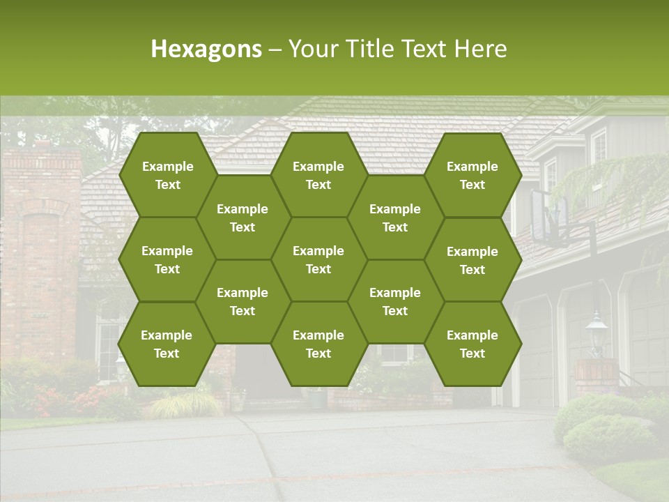 Entrance Window Real PowerPoint Template