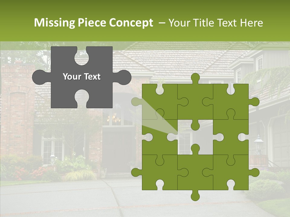 Entrance Window Real PowerPoint Template