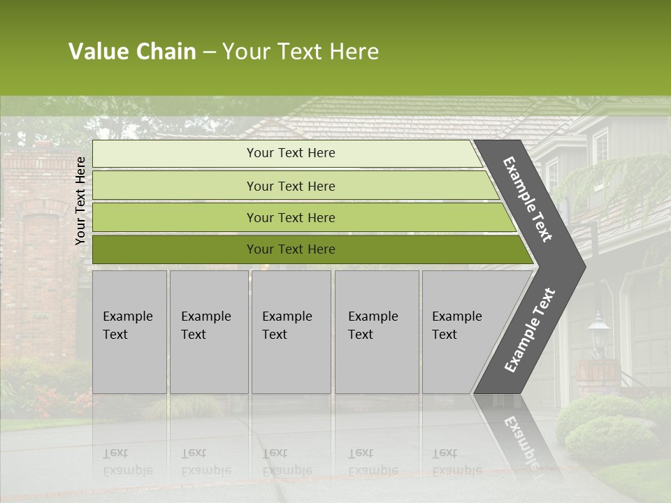 Entrance Window Real PowerPoint Template