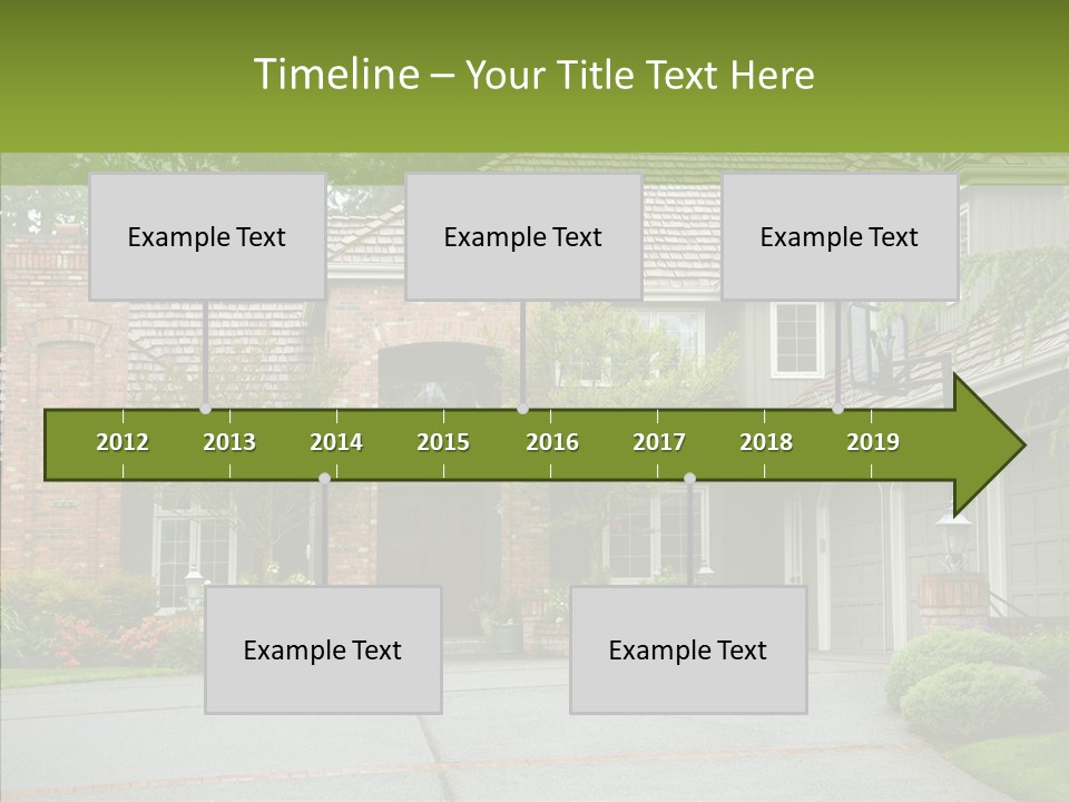 Entrance Window Real PowerPoint Template