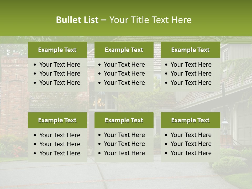 Entrance Window Real PowerPoint Template