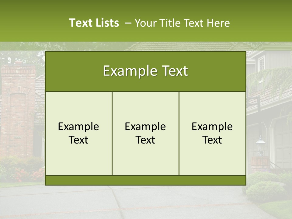 Entrance Window Real PowerPoint Template