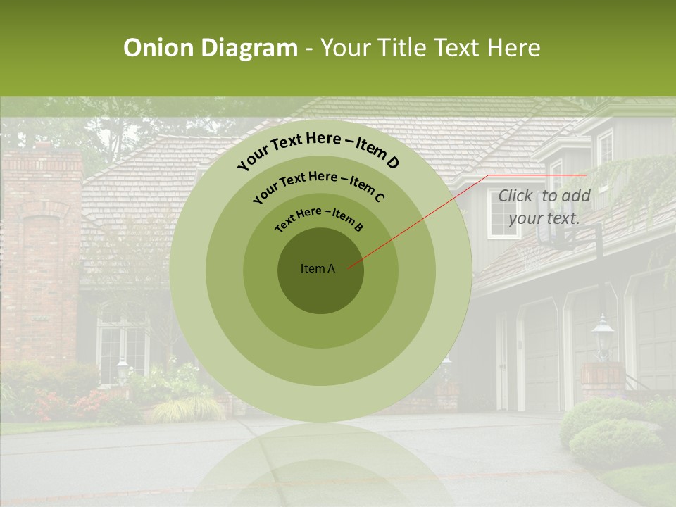 Entrance Window Real PowerPoint Template