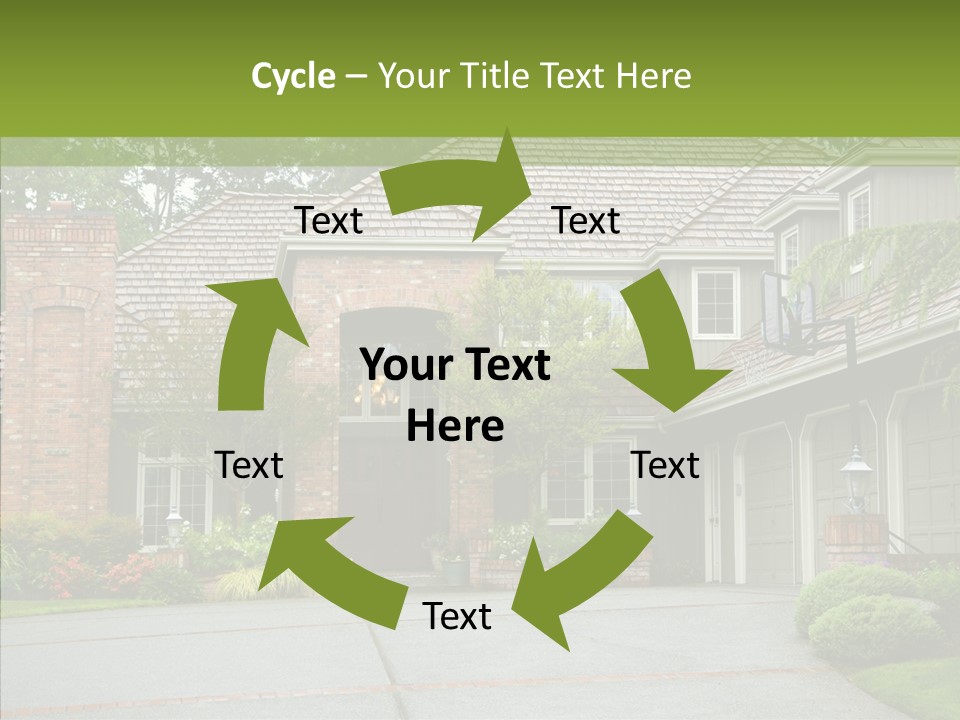 Entrance Window Real PowerPoint Template