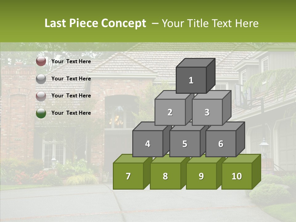 Entrance Window Real PowerPoint Template