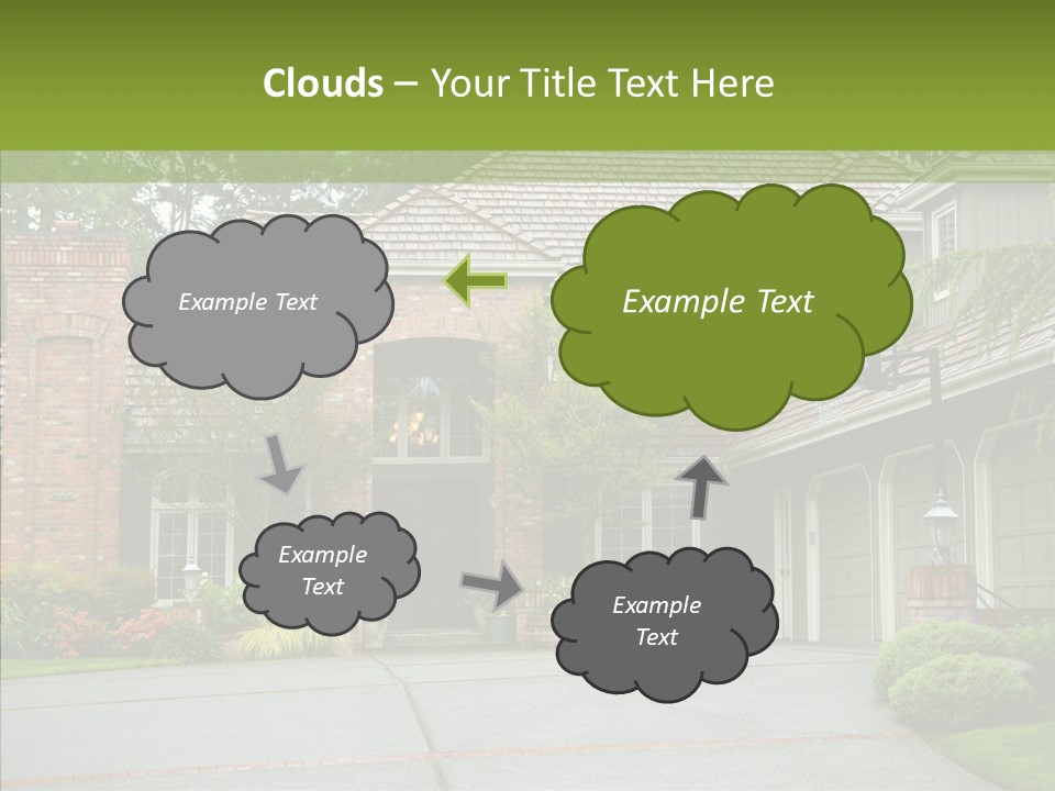 Entrance Window Real PowerPoint Template