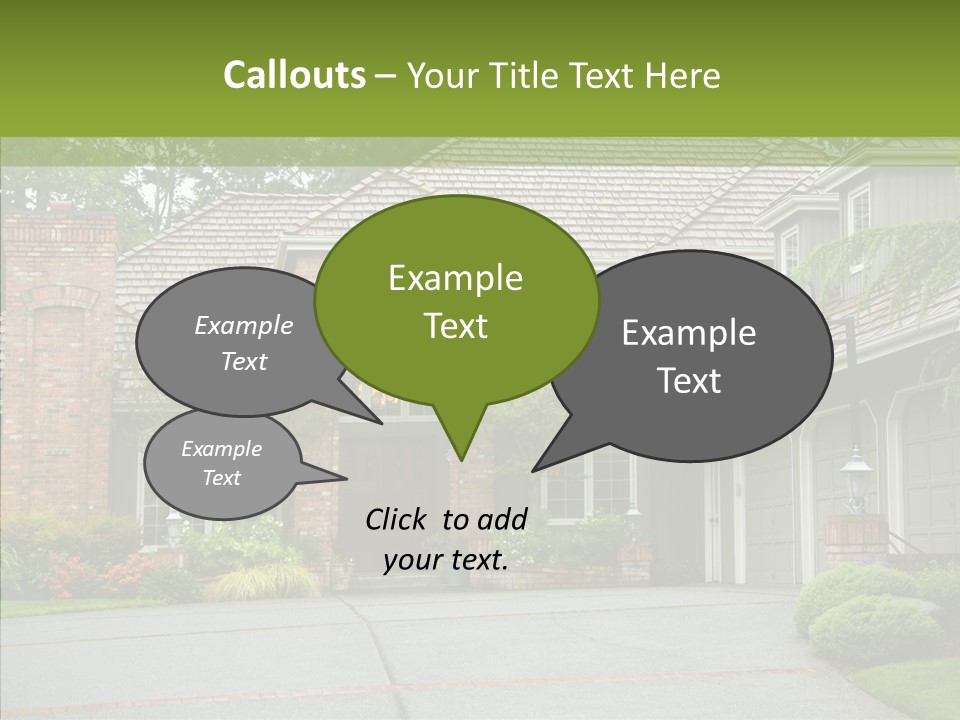 Entrance Window Real PowerPoint Template
