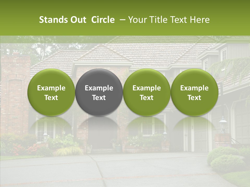 Entrance Window Real PowerPoint Template