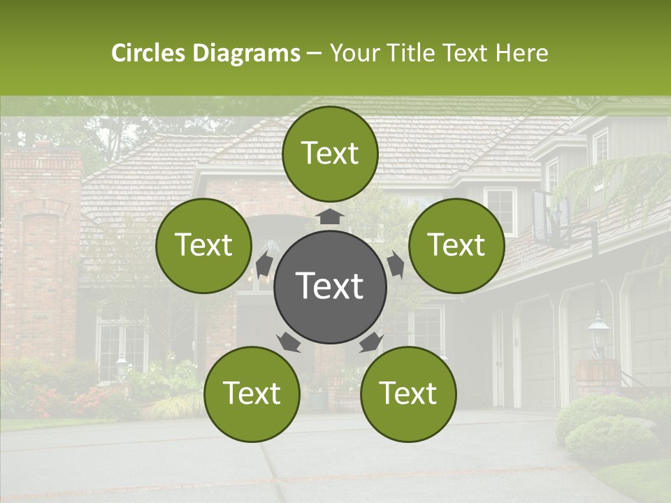 Entrance Window Real PowerPoint Template